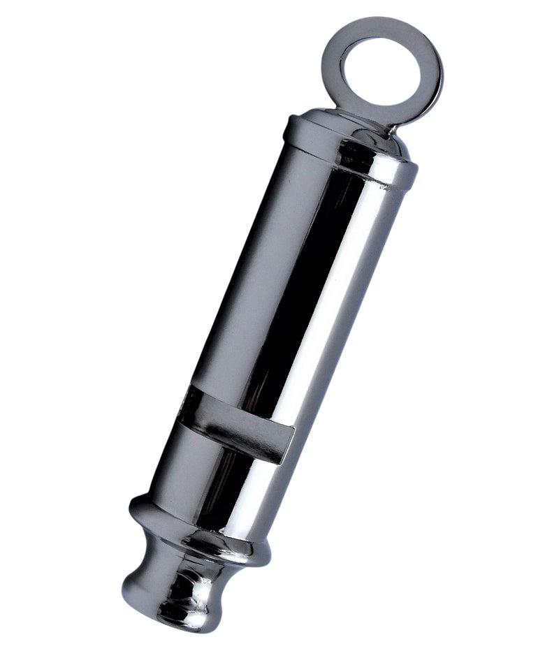Mil-Tec British London Police Bobby ww1 Nickel Plated Iconic High-Pitched Loud Easy to Blow Survival Whistle - Image 1